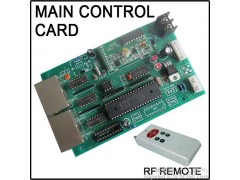 LED數字油價控制系統 時間溫度卡 遠程遙控電子鐘批發  RF遠程遙控器 簡易操作 專業訂造各種功能-- 江門神采電子科技有限公司