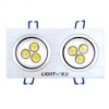 6w高品質可做調光方形LED天花燈