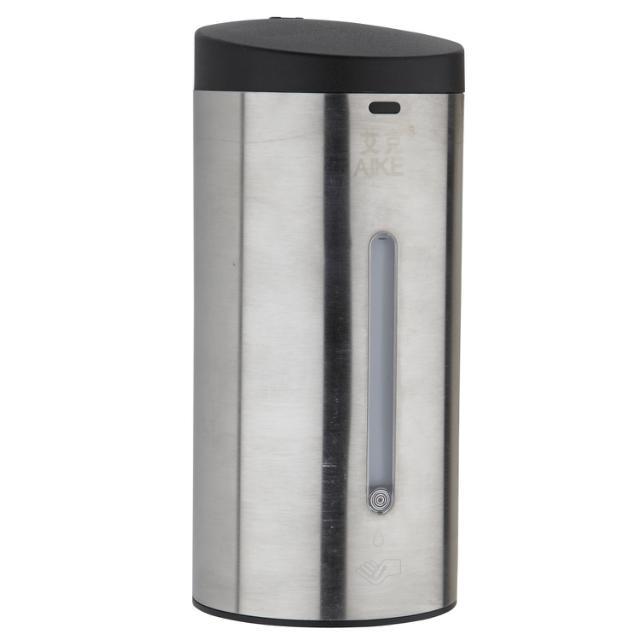 供應艾克AIKE不銹鋼感應皂液器/給皂器AK1205-- 浙江艾克電器有限公司