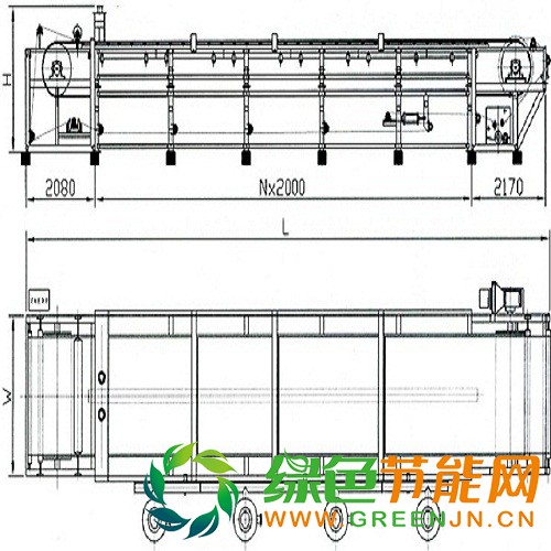 DU型橡膠帶式真空過濾機-圖紙
