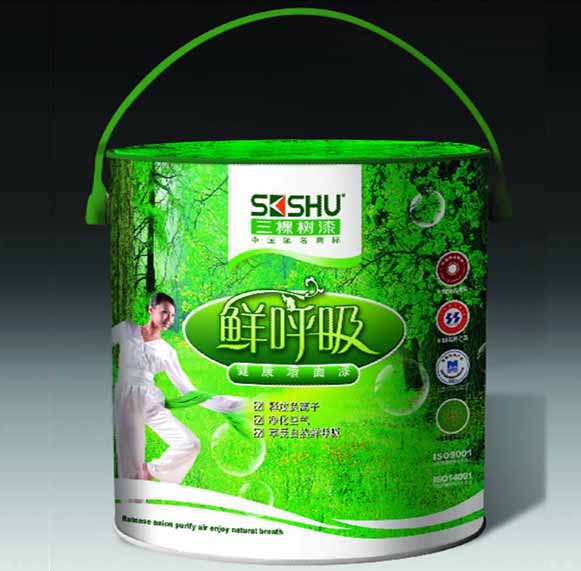 四川三棵樹內墻乳膠漆SGI550鮮呼吸凈味涂料-- 四川三棵樹涂料有限公司