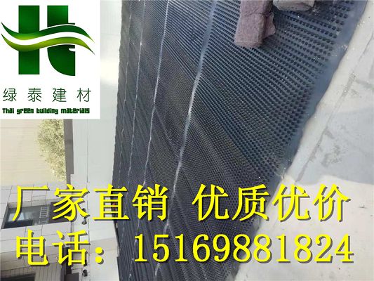 凸點20高30高12高車庫排水板唐山\廊坊蓄排水板廠家-- 泰安市澤瑞土工材料有限公司