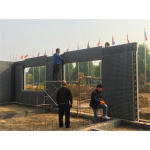 建房用SW鋼網夾芯板，建筑不拆保溫不