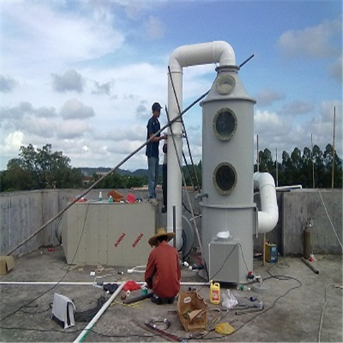 廠家供應噴淋化工廠噴淋除臭塔-- 深圳通寶環境技術有限公司