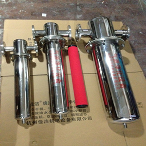 不銹鋼過濾器壓縮空氣除菌過濾器管式過濾器非標定制?高效過濾器-- 杭州佳潔機電設備有限公司（個體）
