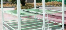 汽車配件周轉器具南京 汽車配件上線料架周轉車非標金屬制品
