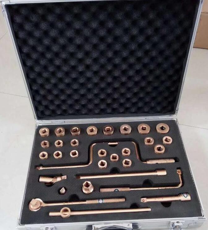 拓開牌防爆工具 防爆1/2"方套筒頭 盒裝套筒扳手28件套-- 泊頭邦拓防爆機(jī)械工具有限公司