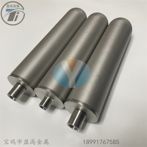 外表光滑無(wú)脫粉鈦粉末燒結(jié)濾芯 鈦棒